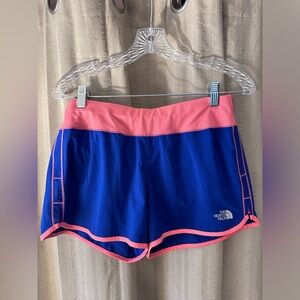 NWT The North Face Blue and Pink Running Shorts